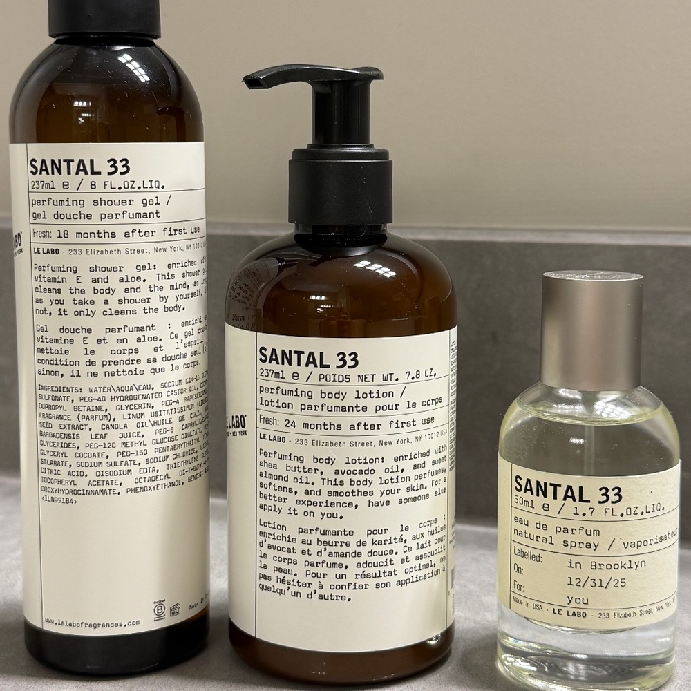 Le Labo Santal 33 Full Set